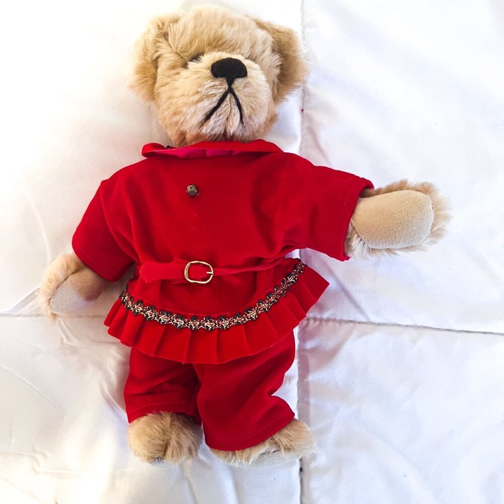 Donna Hodges Original Mohair Teddy Bear and Christmas outfit - Picture 4 of 12